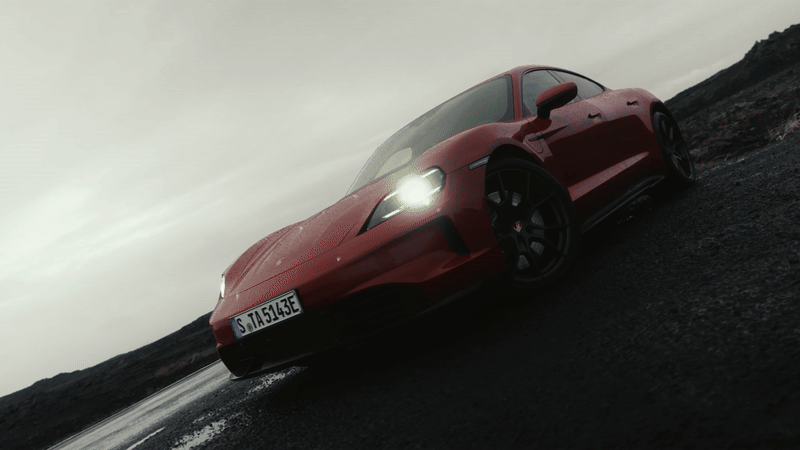 Porsche Taycan GTS Model Loop