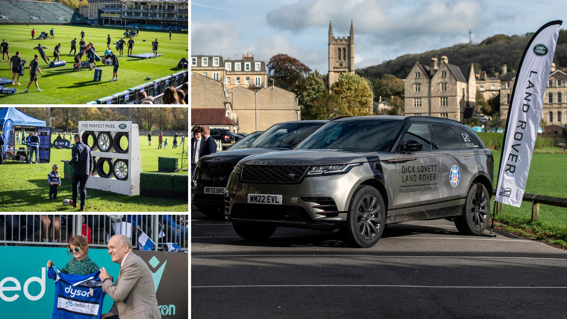 Bath Rugby Open Training Session Land Rover Melksham