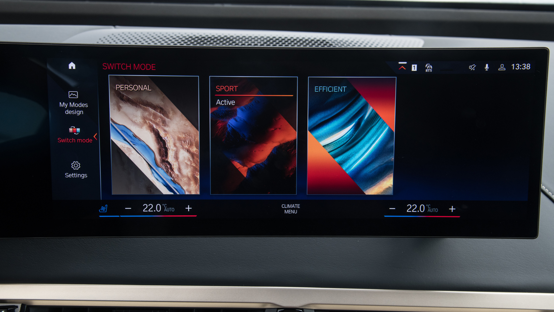 IDrive 8 Driving Modes