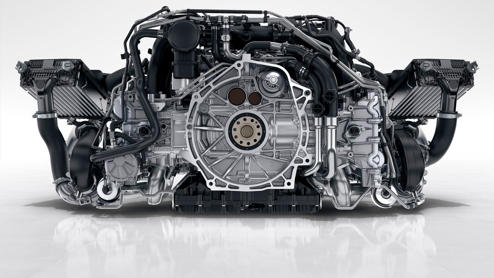 911 Carrera S 3.0 litre biturbo charged six cylinder flat engine