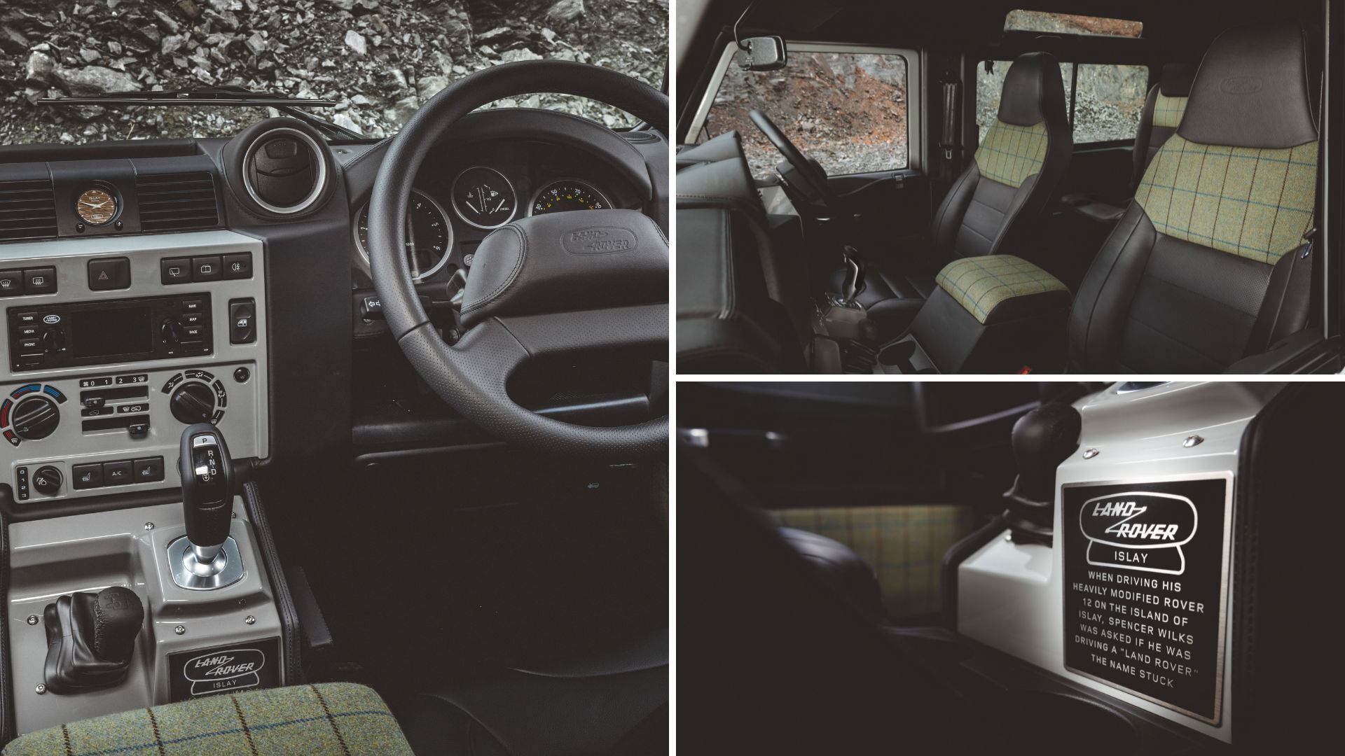 The Defender Works V8 Islay Edition Interior