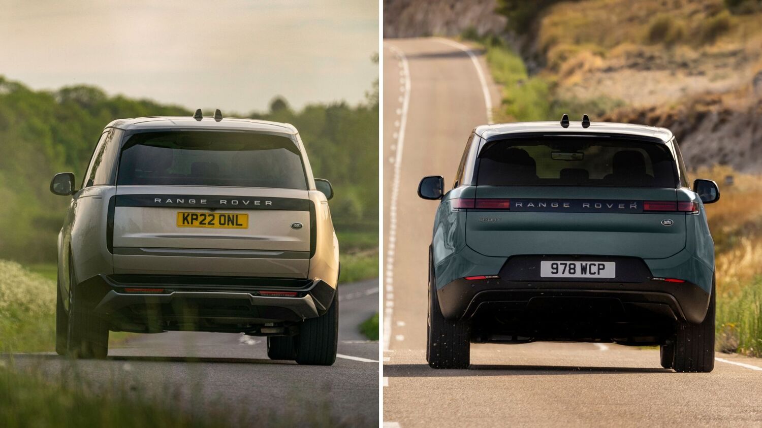 Range Rover vs Range Rover Sport Rear