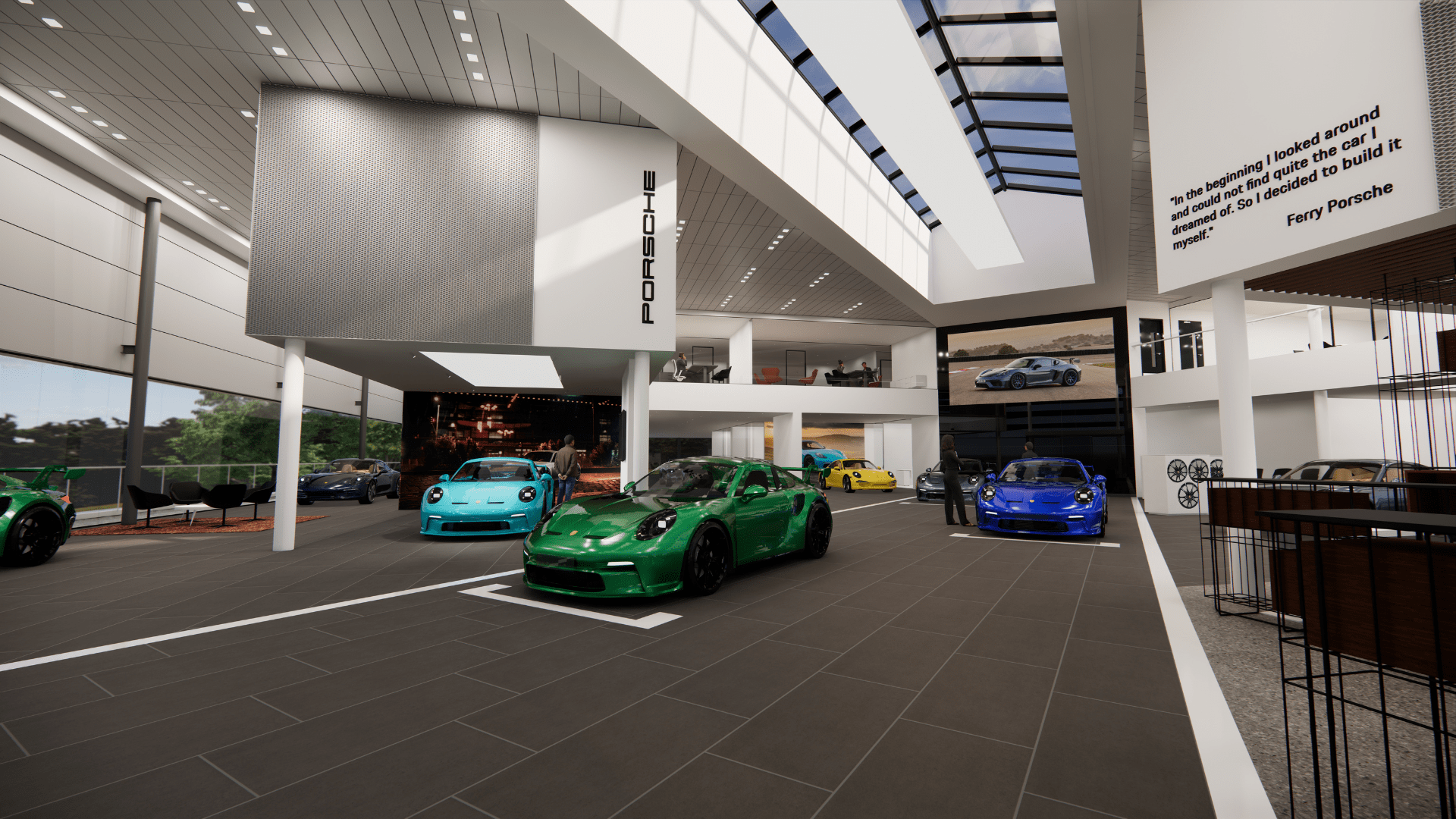 Porsche Centre Newport Interior