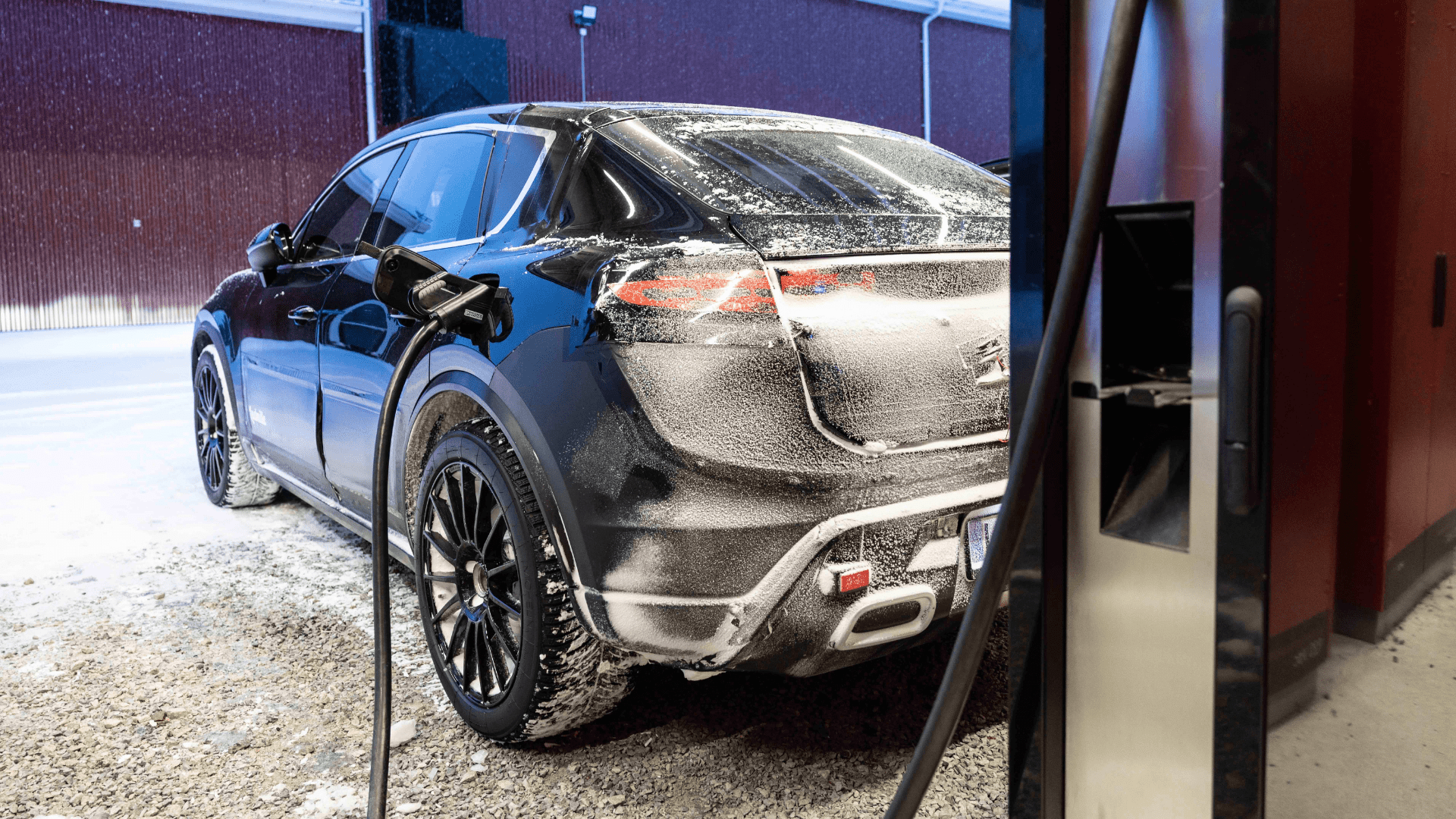 All Electric Macan Charging
