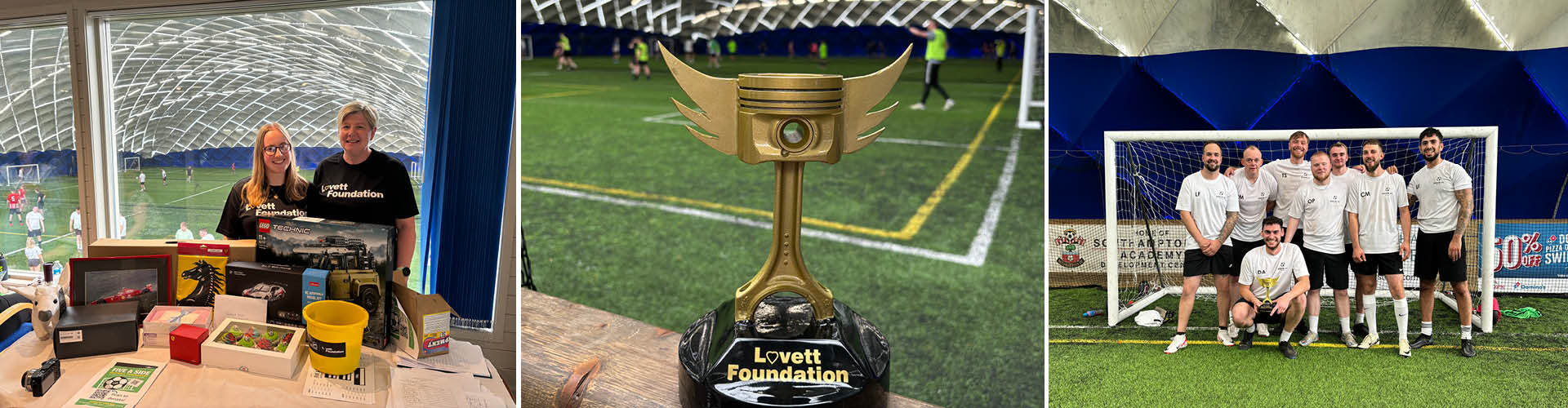 LF at football and winners