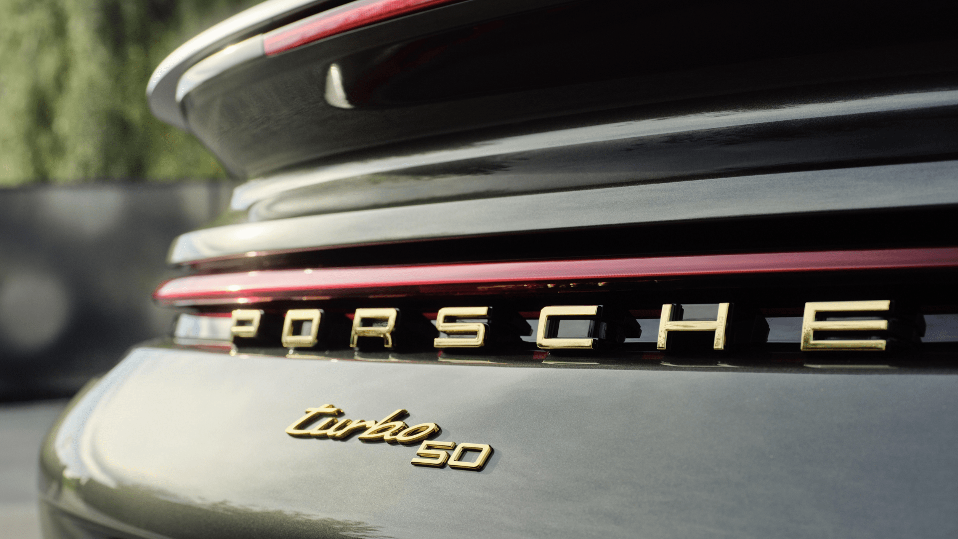 Porsche 911 Turbo 50 Years Badge