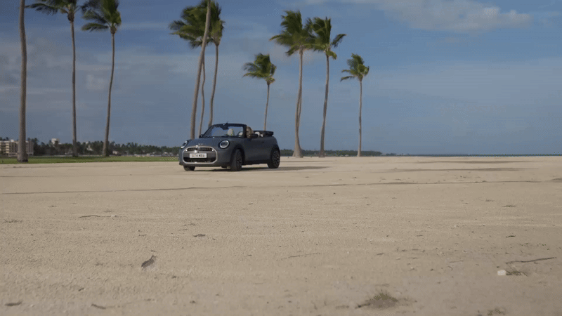 Mini Driving In Frame